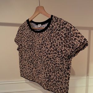 Garage Leopard print Crop tee